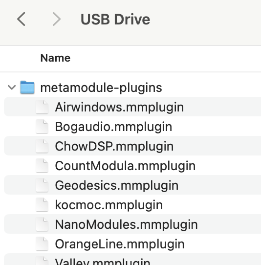 macOS プラグインディスク