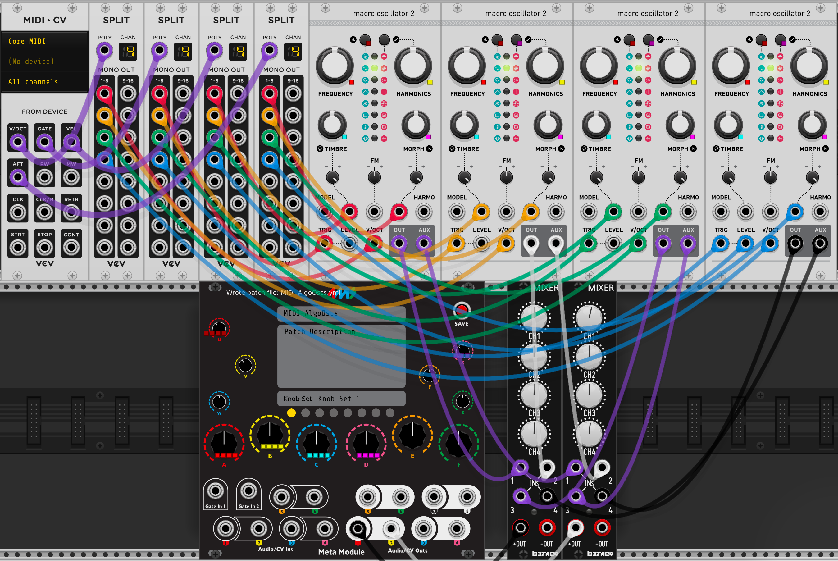 VCV MIDI 4 完了